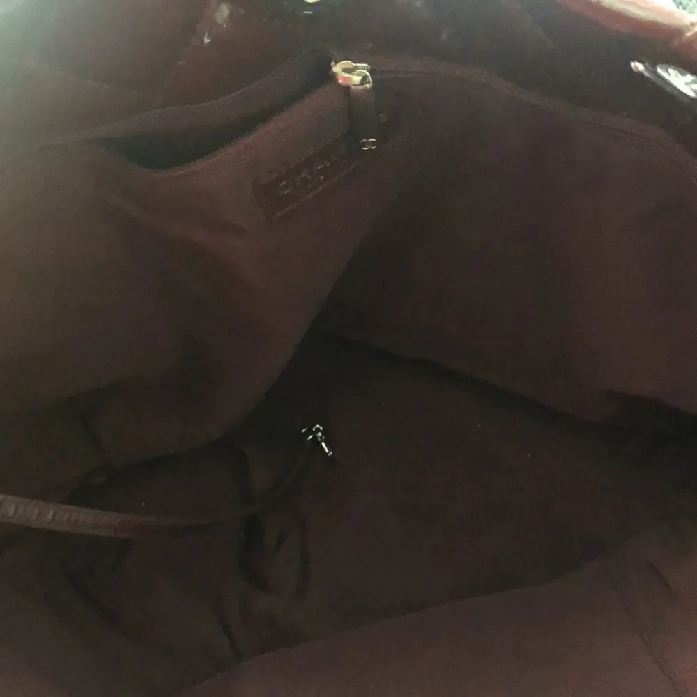 Stunning Authentic Chanel Burgundy Tote Bag